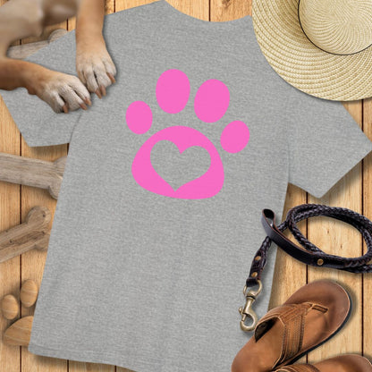 Love in Pink - Vorne & Hinten - T-Shirt Unisex Modern Fit Premium Qualität