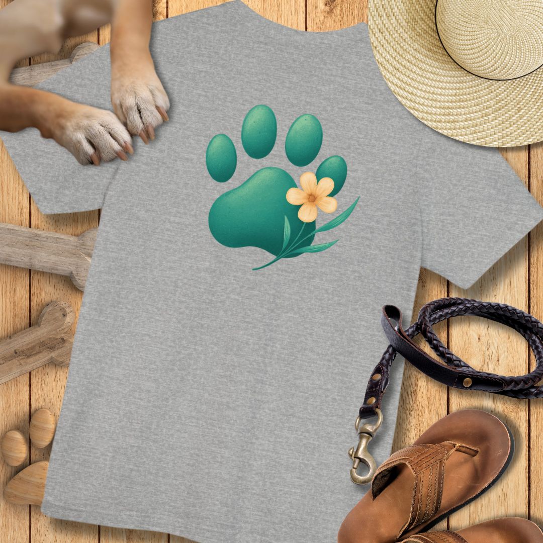 T-Shirt des Monats März "Frühlingspfote" - T-Shirt Unisex Modern Fit - Weich & Leicht