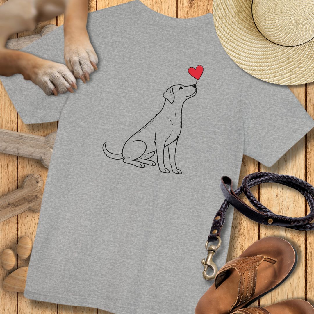 Herzenshunde - Ridgeback - Vorne & Hinten - T-Shirt Unisex Modern Fit - Weich & Leicht