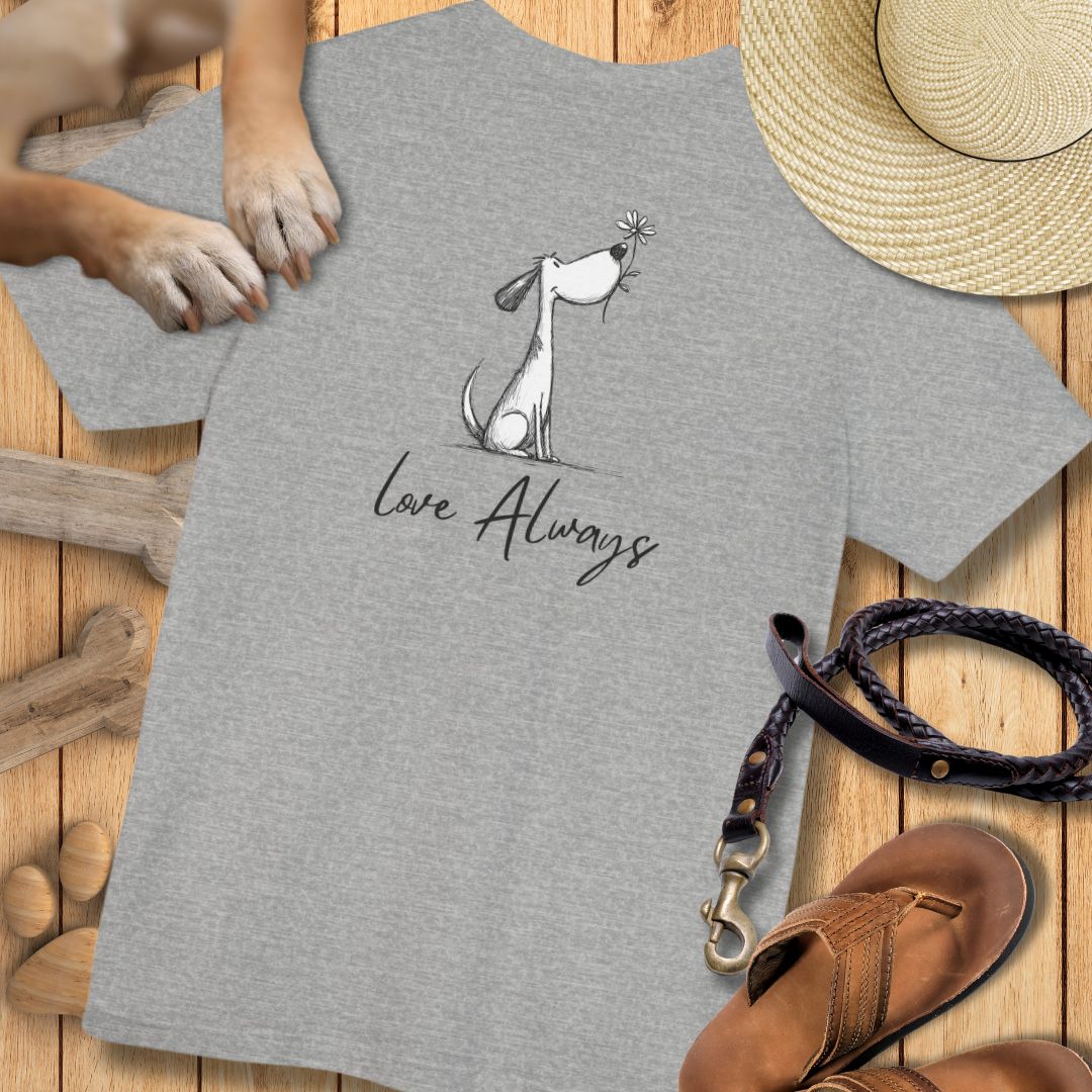 Love Always -  Vorne & Hinten - T-Shirt Unisex Modern Fit - Weich & Leicht