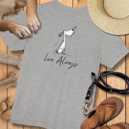 Love Always -  Vorne & Hinten - T-Shirt Unisex Modern Fit - Weich & Leicht
