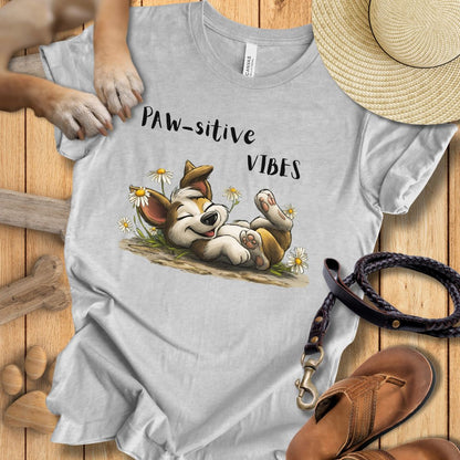 Paw-sitive Vibes - T-Shirt Unisex Modern Fit Premium Qualität