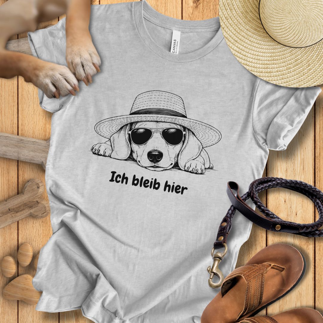 T-Shirt des Monats August - Ich bleib hier - Modern Fit - Weich & Leicht