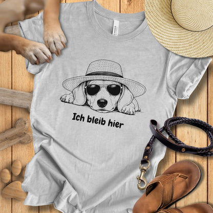 T-Shirt des Monats August - Ich bleib hier - Modern Fit - Weich & Leicht