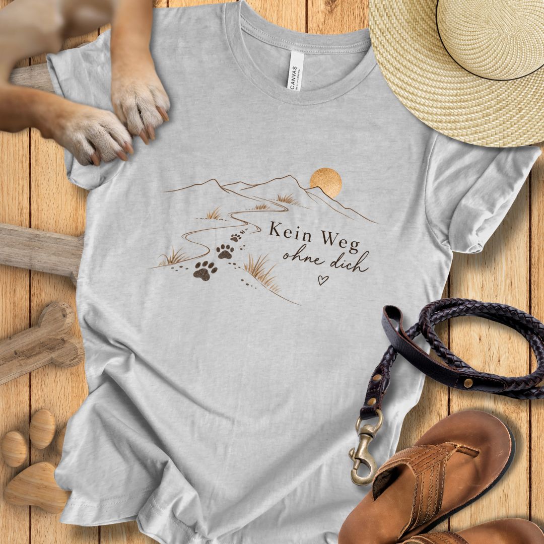 Kein Weg ohne dich - Premium T-Shirt Modern Fit - Weich & Leicht