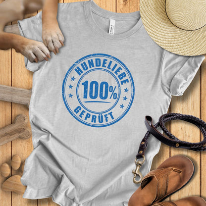100% Hundeliebe - T-Shirt Unisex Modern Fit - Weich & Leicht