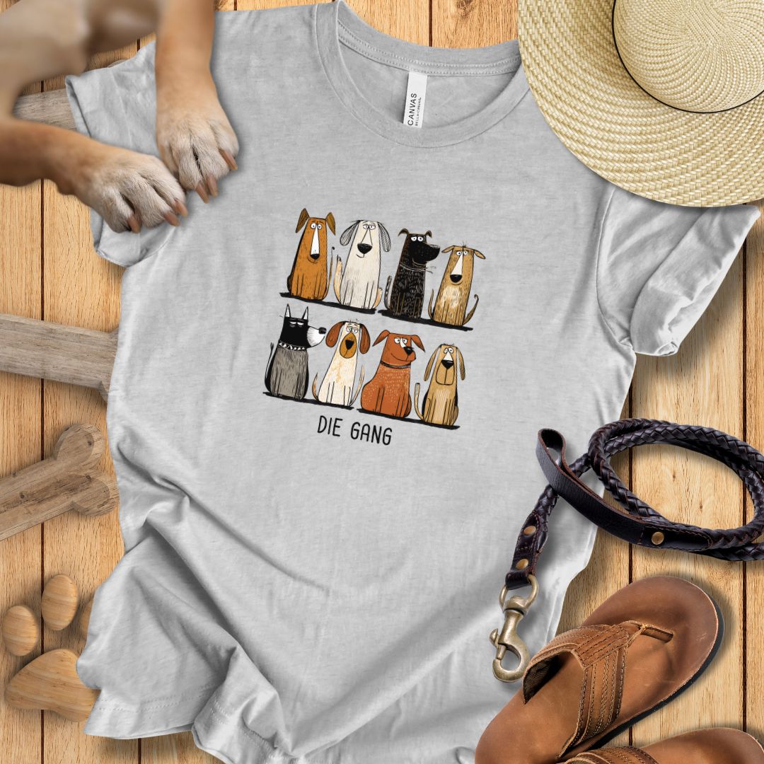 Acht Hunde "Die Gang" - T-Shirt Unisex Modern Fit - Weich & Leicht