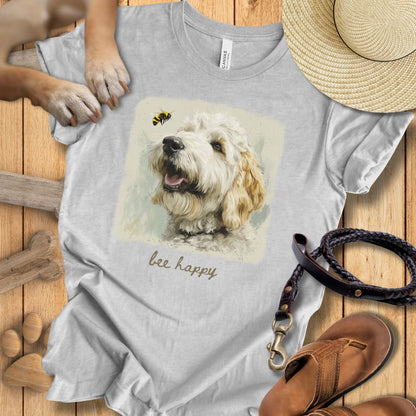 Bee Happy - T-Shirt Unisex Modern Fit - Weich & Leicht