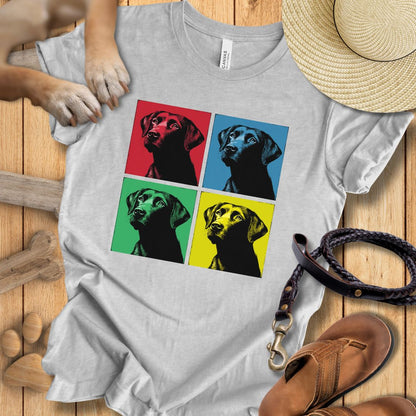 Pop Art Labrador - T-Shirt Unisex Modern Fit - Weich & Leicht