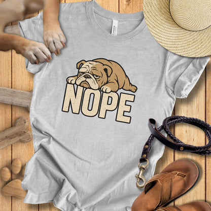 Nope - T-Shirt Unisex Modern Fit - Weich & Leicht