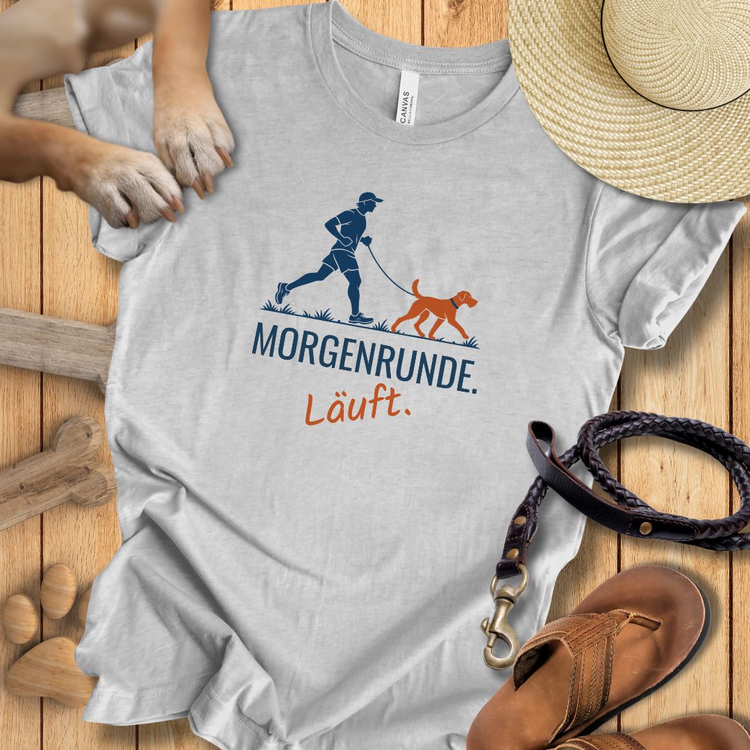 Morgenrunde Mann - Premium T-Shirt Modern Fit - Weich & Leicht