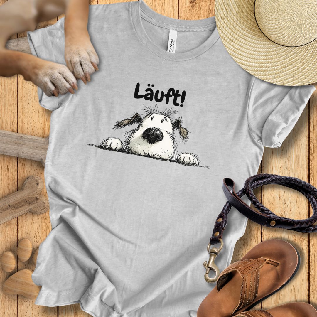Läuft! - T-Shirt Unisex Modern Fit Weich & Leicht