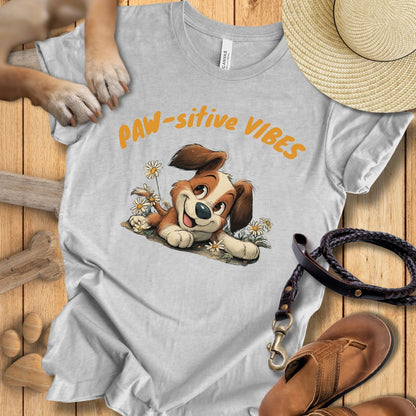 Paw-sitive Vibes 2 - T-Shirt Unisex Slim Fit