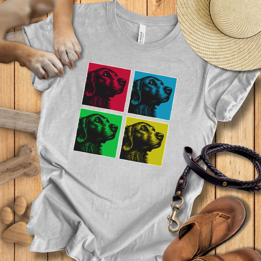 Pop Art Golden Retriever - T-Shirt Unisex Modern Fit - Weich & Leicht