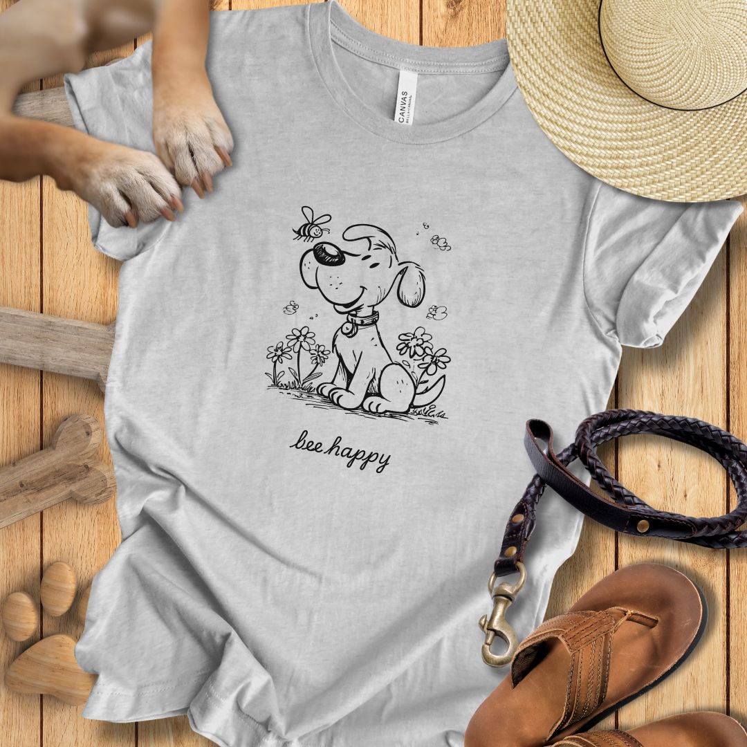 Bee happy - T-Shirt Damen Slim Fit