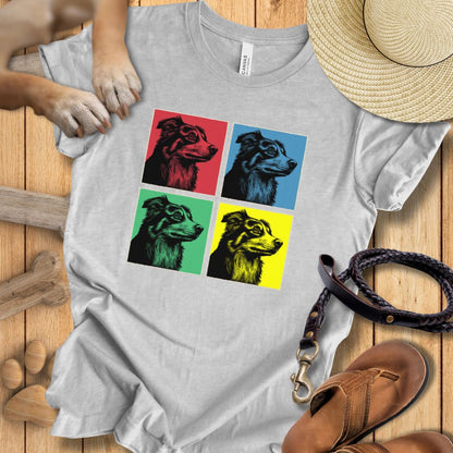 Pop Art Australian Shepherd - T-Shirt Unisex Modern Fit - Weich & Leicht