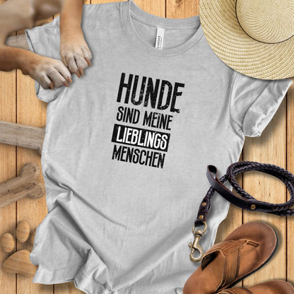 Hunde Sind Meine Lieblingsmenschen - T-Shirt Unisex Modern Fit Premium Qualität