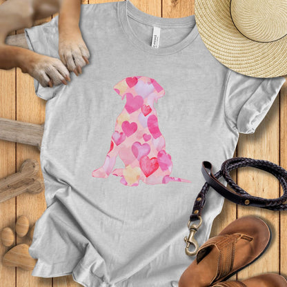 Labrador Love - T-Shirt Unisex Modern Fit - Weich & Leicht