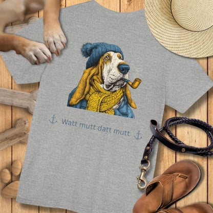 Watt mutt datt mutt - Vorne & Hinten - T-Shirt Unisex Modern Fit Premium Qualität
