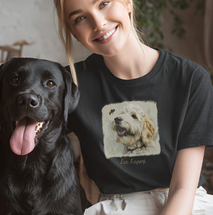 Bee Happy - T-Shirt Unisex Modern Fit - Weich & Leicht