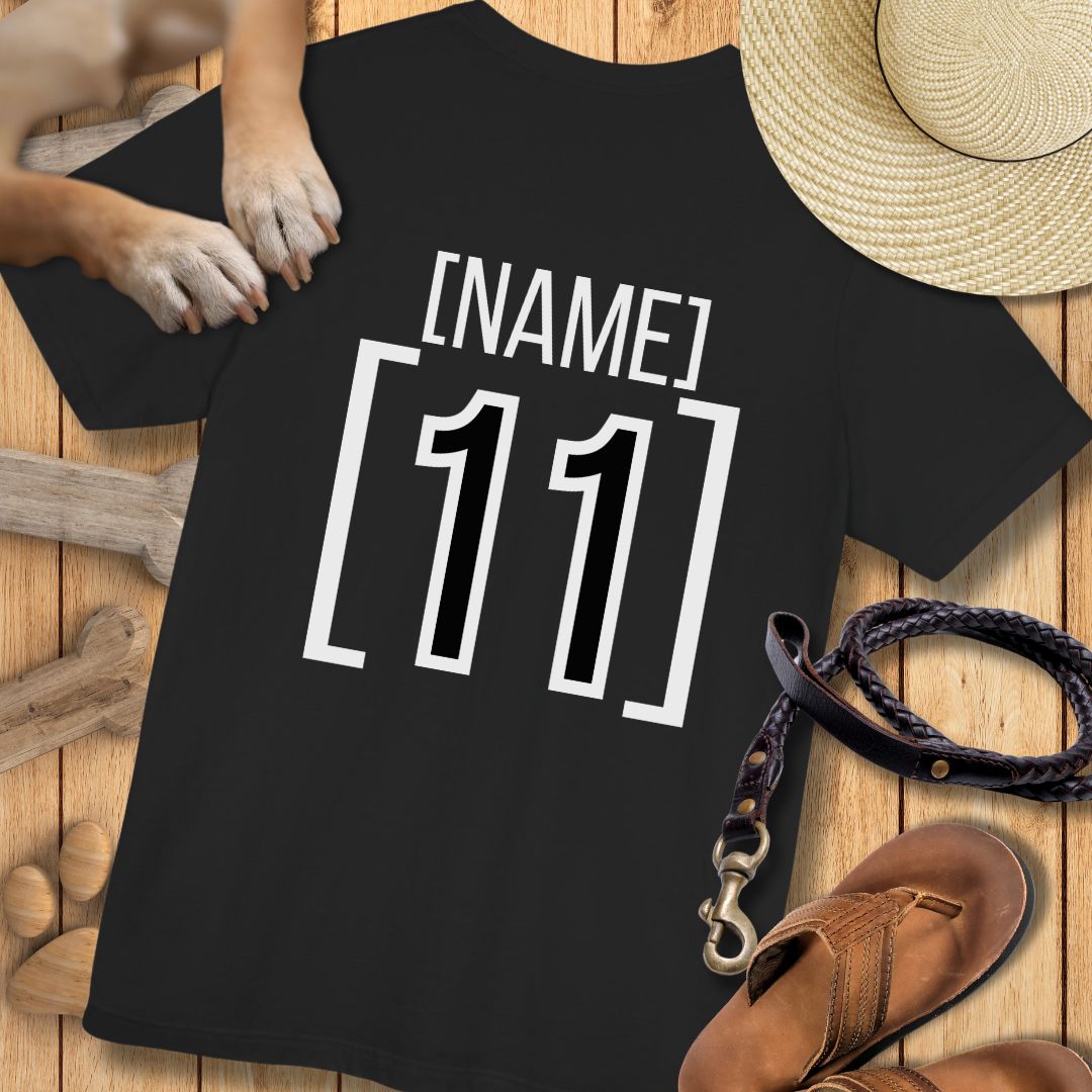 Mein Hund. Mein Team.  Personalisierbar Vorne & Hinten - WM-Edition - Modern Fit - Weich & Leicht