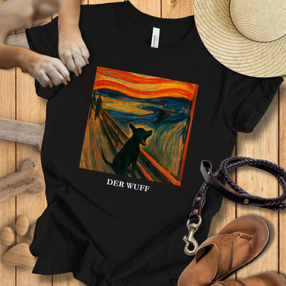 Der Wuff - Kunst & Hund - T-Shirt Unisex Modern Fit - Weich & Leicht