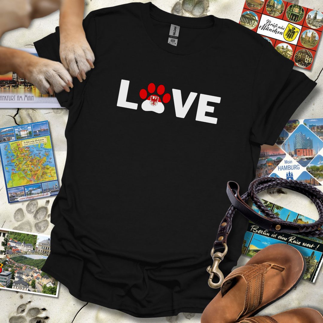 Love Pfote - Brandenburg - T-Shirt Unisex Relaxed Fit