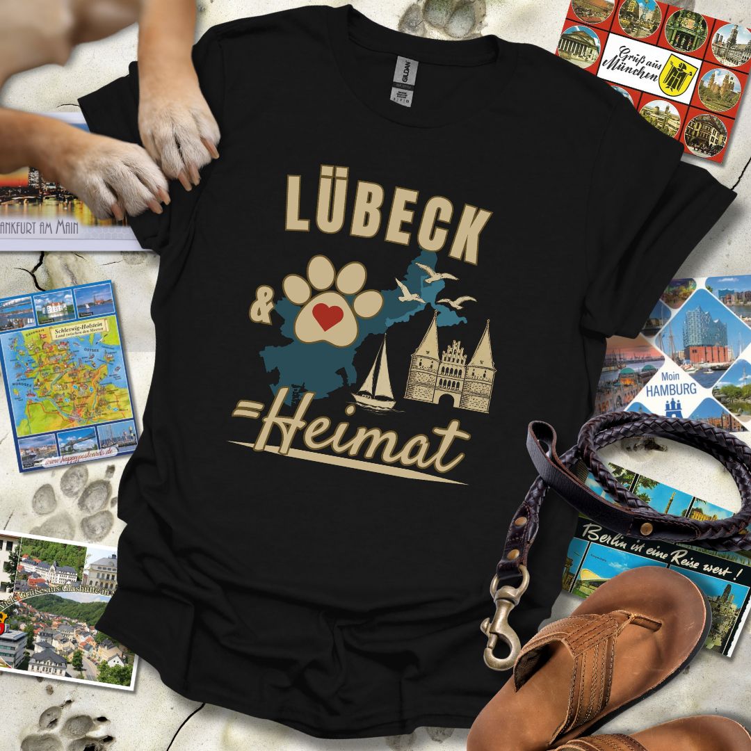 Lübeck & Hund = Heimat - T-Shirt Unisex Classic Fit - Bequemer Klassiker