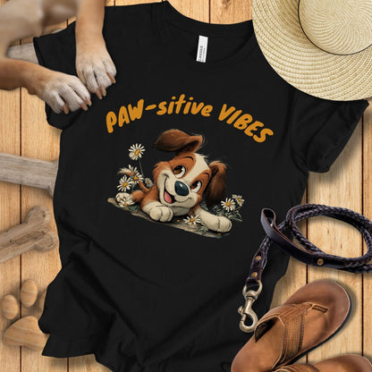 Paw-sitive Vibes 2 - T-Shirt Unisex Slim Fit