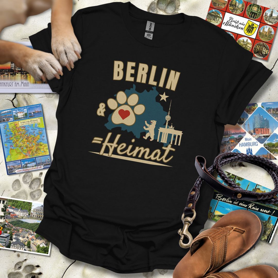 Berlin & Hund = Heimat - T-Shirt Unisex Classic Fit - Bequemer Klassiker