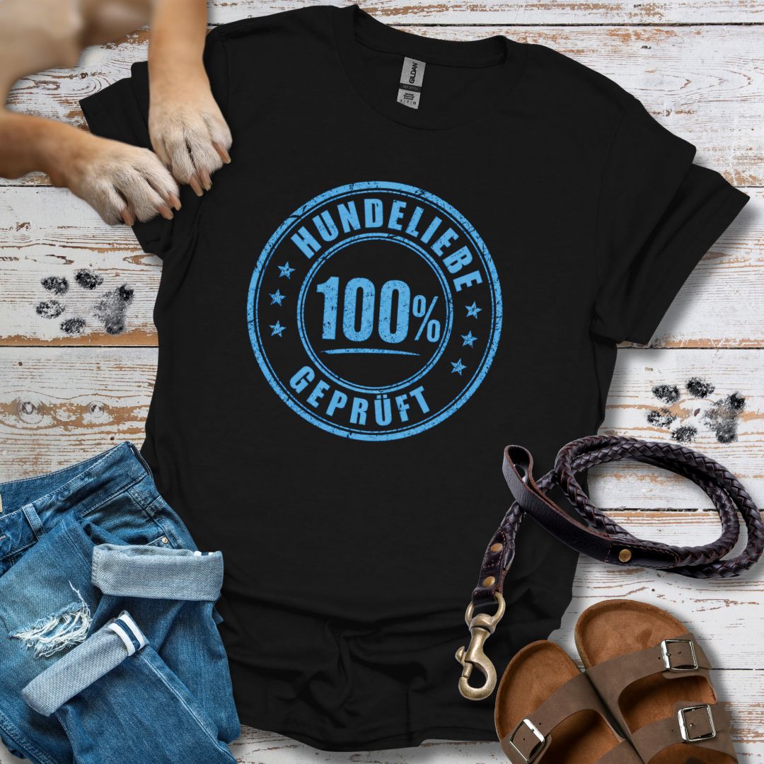 100% Hundeliebe - T-Shirt Unisex Classic Fit - Bequemer Klassiker