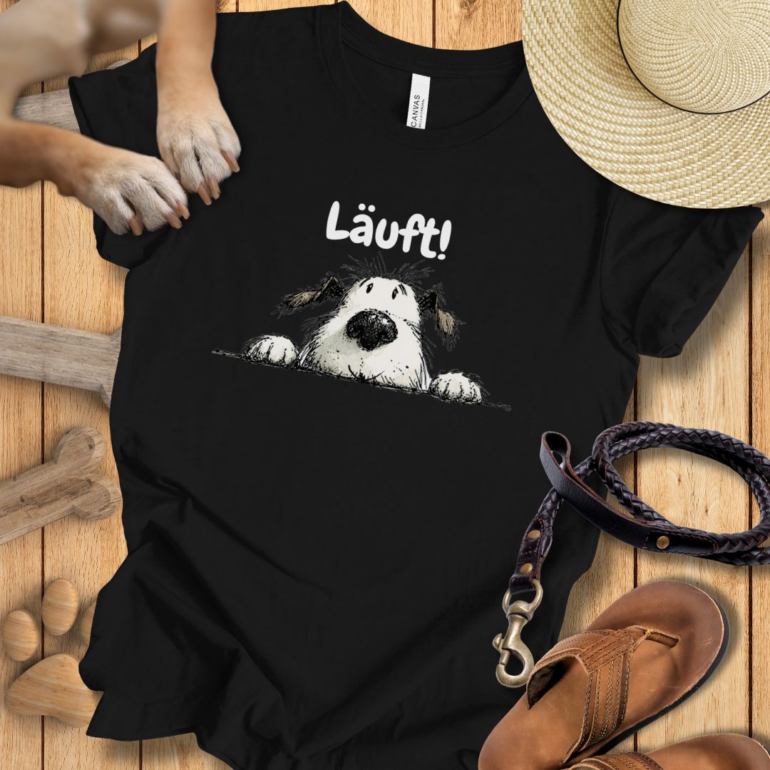 Läuft! - T-Shirt Unisex Modern Fit Weich & Leicht