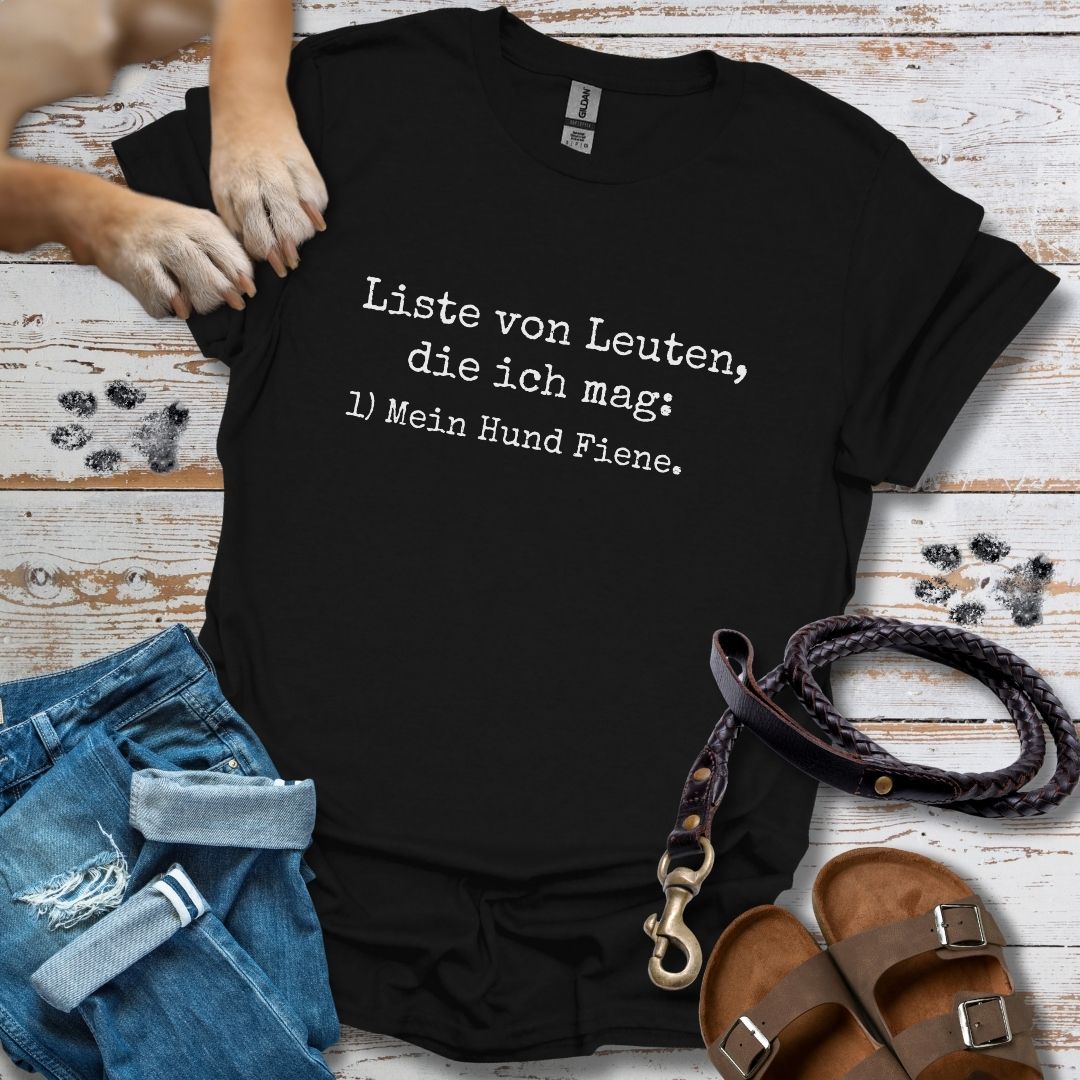 Liste von Leuten, die ich mag - Personalisierbar - T-Shirt Unisex Classic Fit Standard Qualität