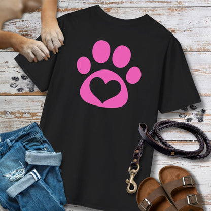 Love in Pink - Vorne & Hinten - T-Shirt Unisex Classic Fit - Bequemer Klassiker