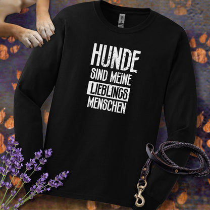 Hunde sind meine Lieblingsmenschen - Unisex Longsleeve Classic Fit