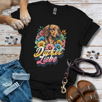 Dackel Liebe Retro - T-Shirt Unisex Classic Fit - Bequemer Klassiker