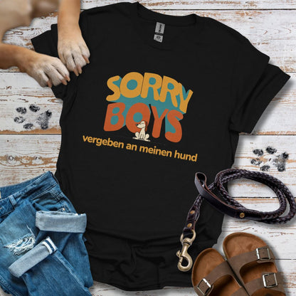 Sorry Boys - Vergeben an meinen Hund - T-Shirt Damen Classic Fit - Bequemer Klassiker