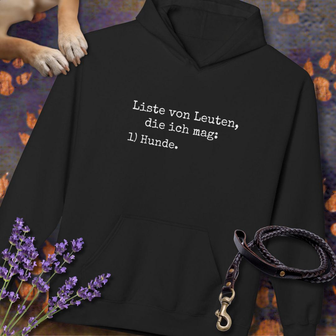 Liste von Leuten, die ich mag - Unisex Modern Fit Hoodie