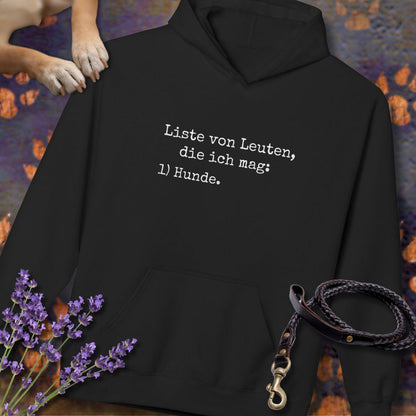 Liste von Leuten, die ich mag - Unisex Modern Fit Hoodie