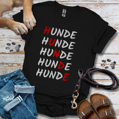 HUNDE Reihenweise - T-Shirt Unisex Classic Fit - Bequemer Klassiker