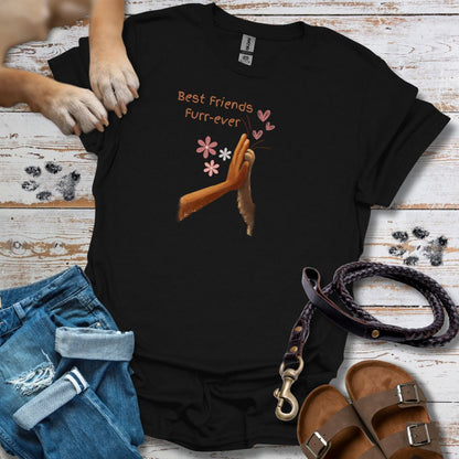 Best Friends Furr-ever - High Five - T-Shirt Unisex Classic Fit - Bequemer Klassiker