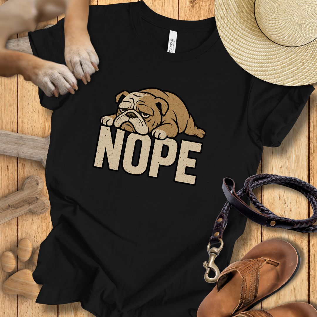 Nope - T-Shirt Unisex Modern Fit - Weich & Leicht