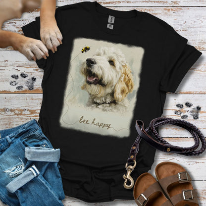 Bee Happy - T-Shirt Unisex Classic Fit - Bequemer Klassiker