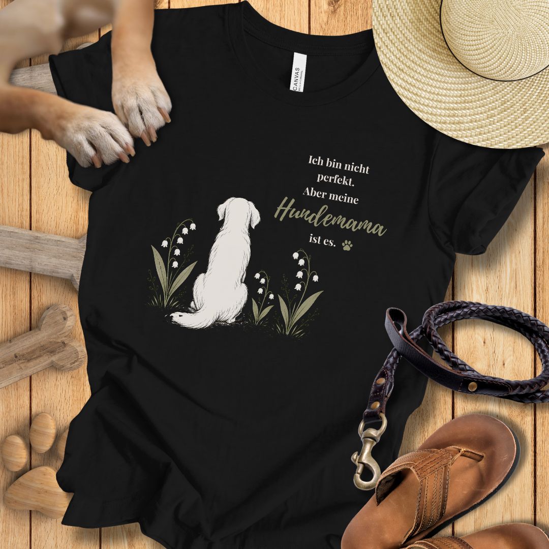 T-Shirt des Monats Mai "Hundemama - leise Liebe" - T-Shirt Unisex Modern Fit - Weich & Leicht