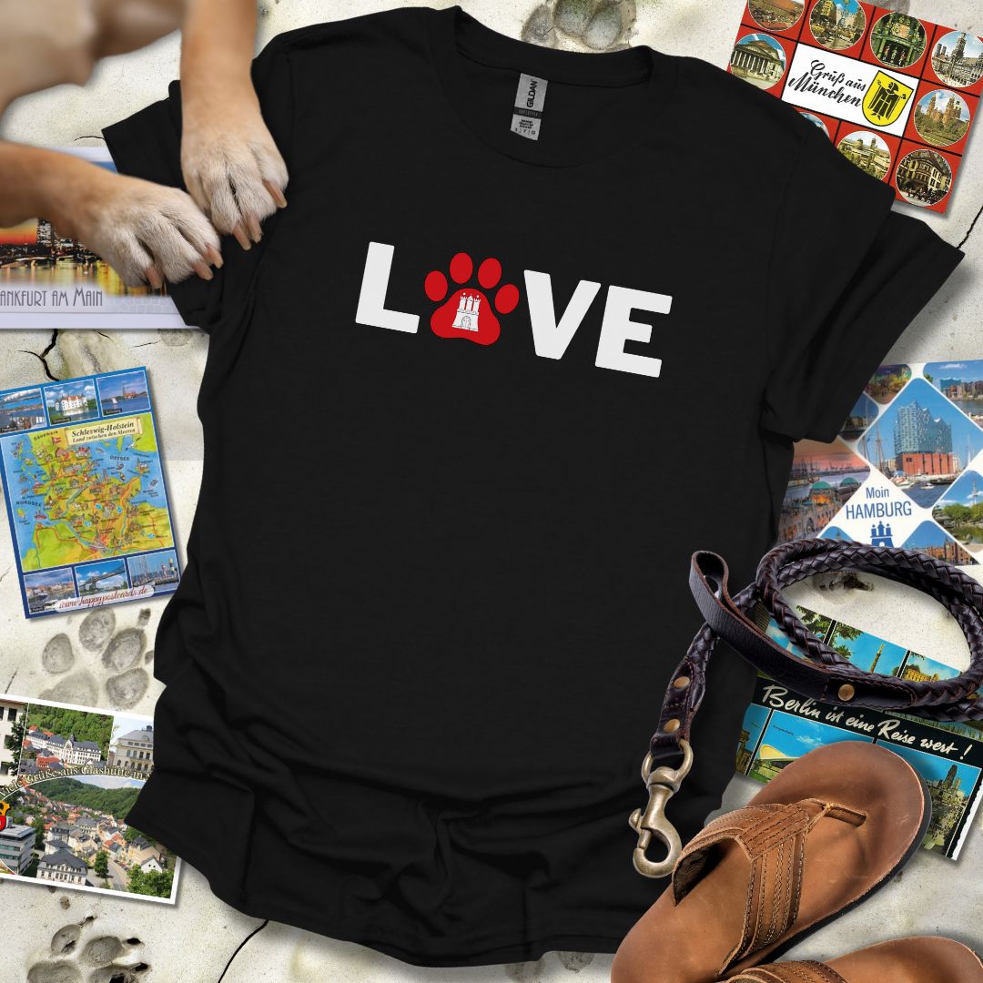 Love Pfote - Hamburg - T-Shirt Unisex Relaxed Fit