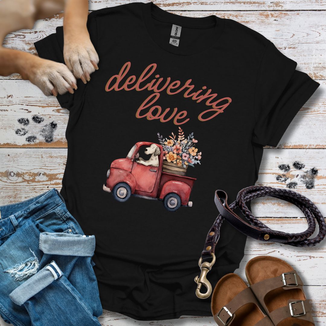 Delivering Love - T-Shirt Unisex Relaxed Fit