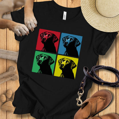 Pop Art Labrador - T-Shirt Unisex Modern Fit - Weich & Leicht