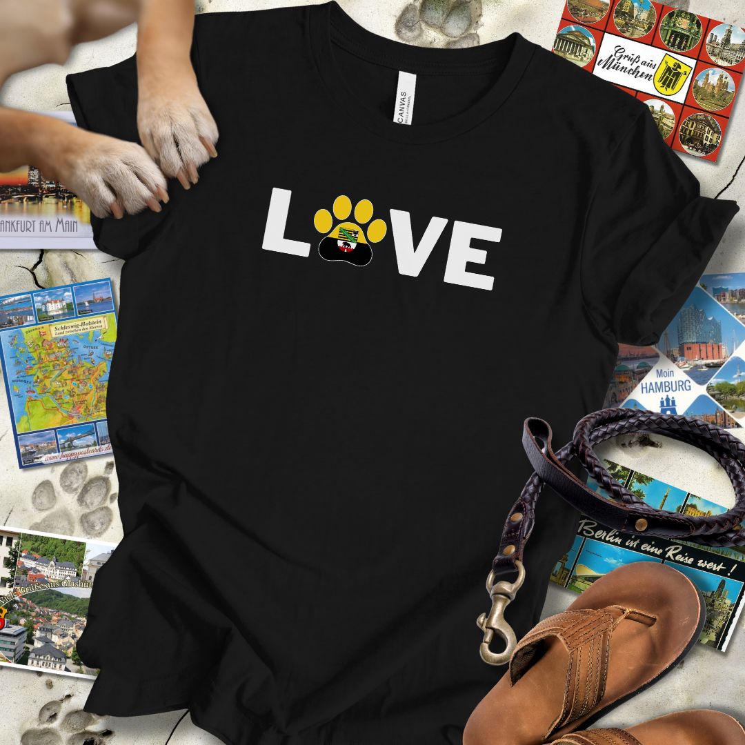 Love Pfote - Sachsen-Anhalt - T-Shirt Unisex Slim Fit