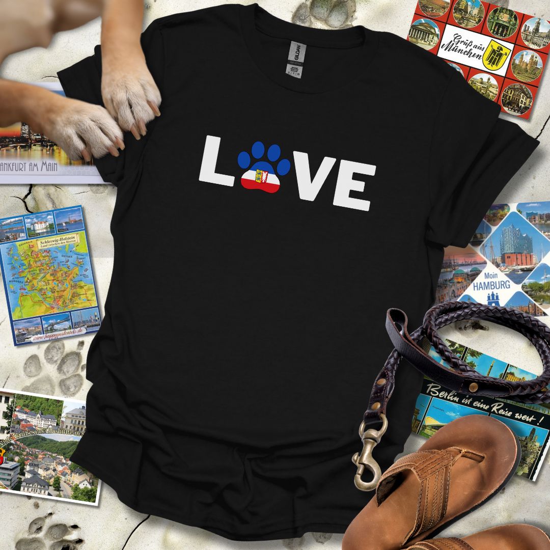 Love Pfote - Schleswig Holstein - T-Shirt Unisex Relaxed Fit