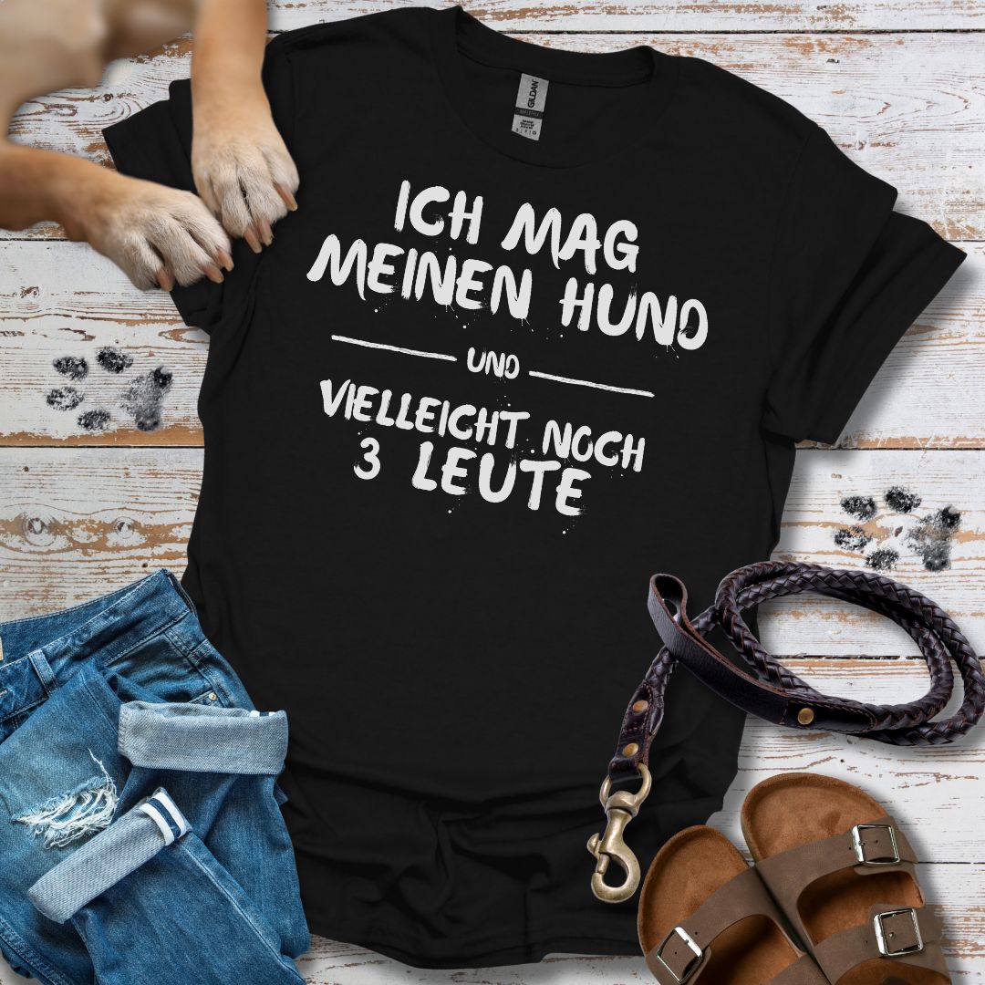 Ich mag meinen Hund - T-Shirt Unisex Relaxed Fit
